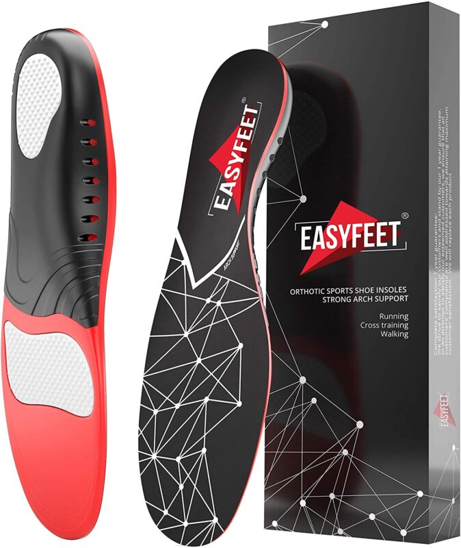 EASYFEET Plantar Fasciitis Arch Support Insoles