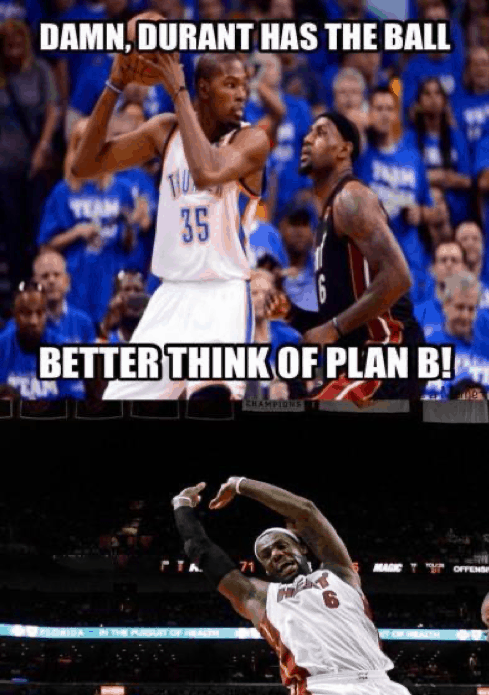 A Plan B Is Often Necessary With Durant