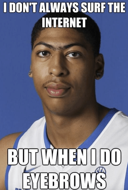 Anthony Davis’ Popular Eyebrows