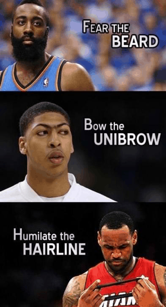 Beard, Eyebrows, And Hairline Are The Important Indications In NBA