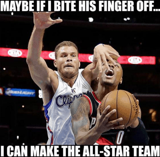 Blake Griffin And His Finger