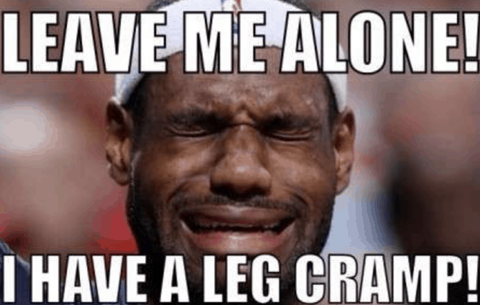 Cramps Are Part Of The Game For LeBron