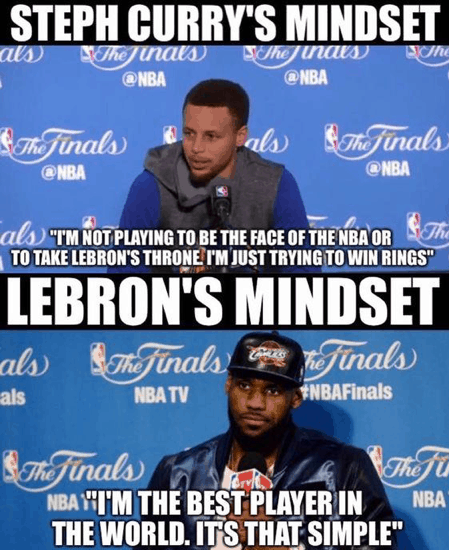 Curry Humble And LeBron More Confident