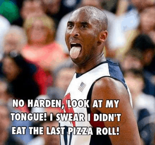 Harden Questioning Kobe For Eating The Last Pizza Roll