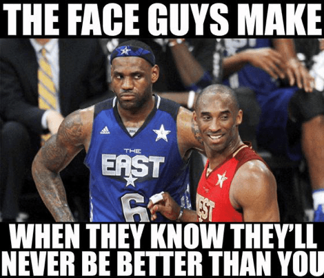 LeBron And Kobe Rivalising For Being Number 1