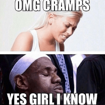 LeBron Surely Know The Pain From Cramps