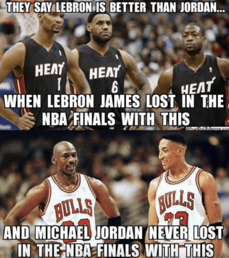 Michael Jordan Winning All Games No Matter The Team
