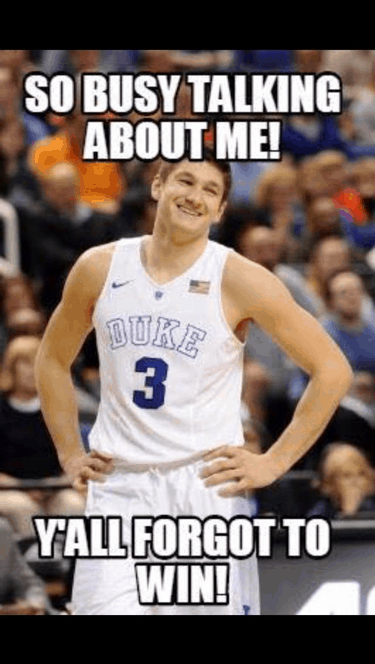 Others talk Duke wins